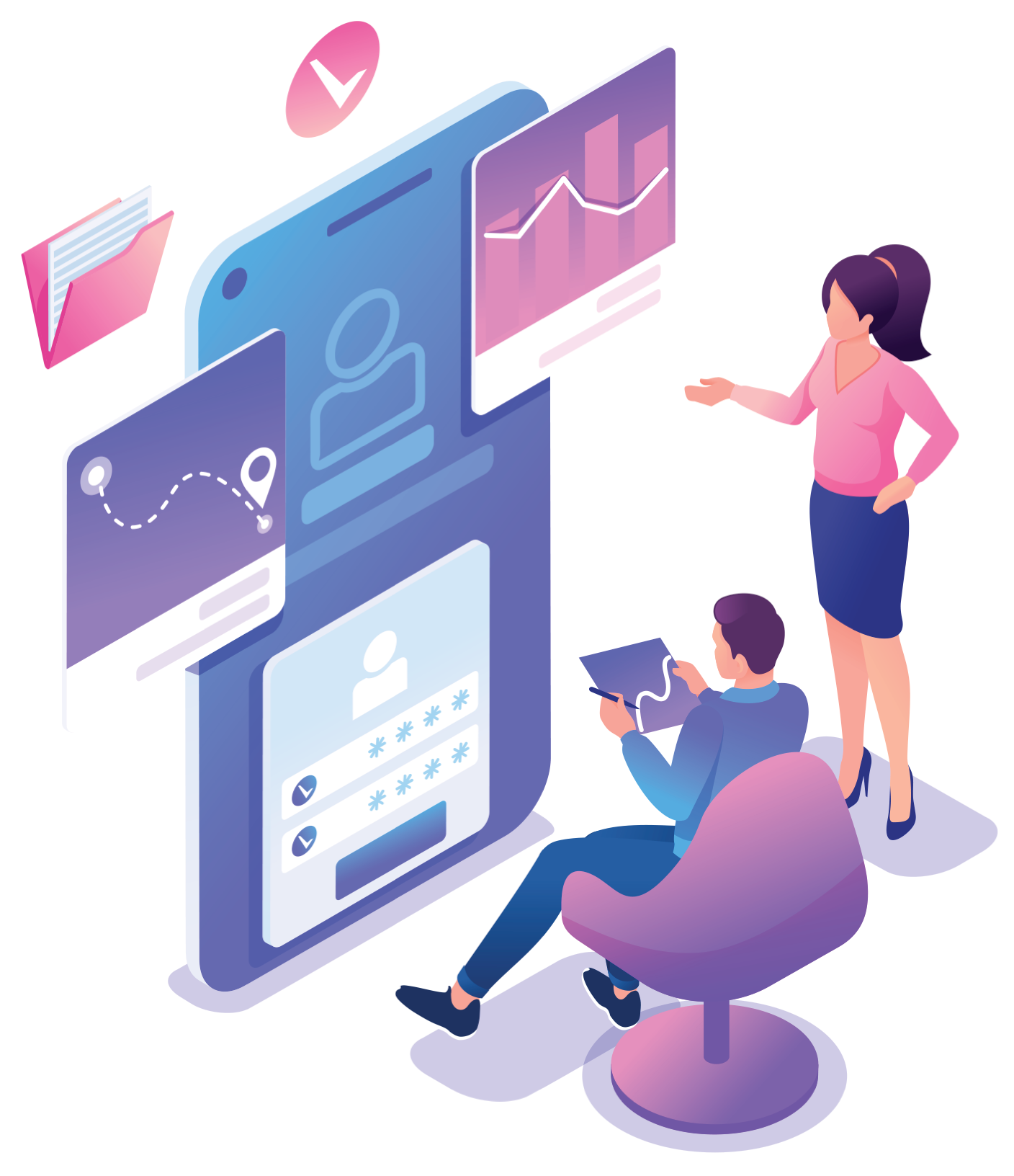Lead management CRM dashboard Pune